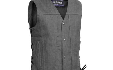 leather motorcycle vests